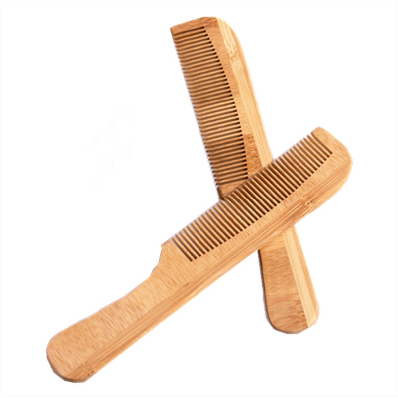 Lược gỡ rối mini bằng gỗ - Lược chải tóc gỗ có cán - GD145