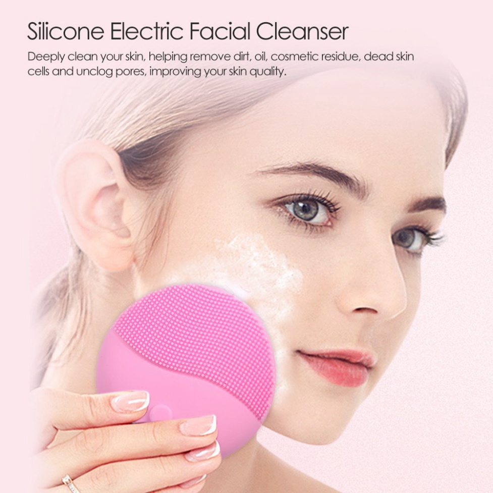 Máy Rửa Mặt Massage Forever Luna Mini 2 - Sóng Siêu Âm 8 Cấp Độ, Làm Sạch Sâu Da, Se Khít Lỗ Chân Lông Sạc USB Kèm Hộp N