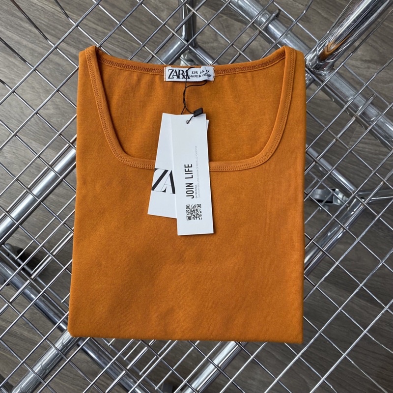 Áo croptop cổ vuông 3 màu, chất cotton bozip siêu co giãn, thấm hút mồ hôi