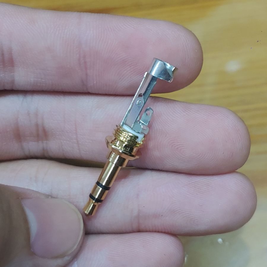 Jack 3.5 Stereo Jiasound 824BG, đầu 3ly điện thoại