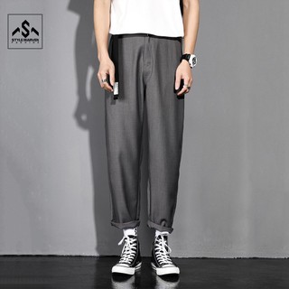Quần baggy kaki nam basic STYLE MARVEN ống suông lưng cài thanh lịch - QUAN SM006C3