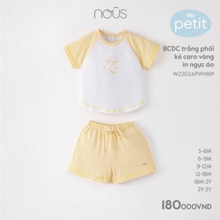 Bộ cộc tay cho bé dưới 3 tuổi [ NOUS 2023 ]