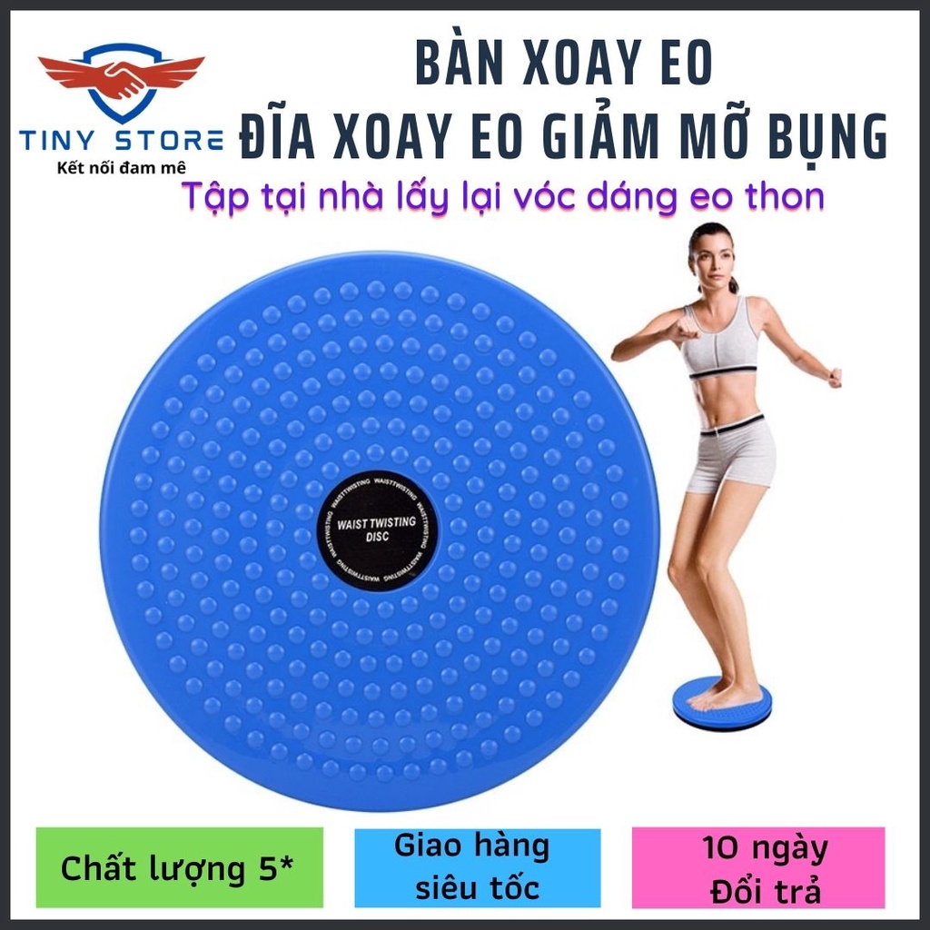 Bàn xoay eo, đĩa xoay eo 360 độ giảm mỡ bụng tập tại nhà