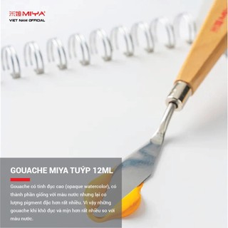 [MIYA VIỆT NAM OFFICIAL] Set Gouache Himi Miya tuýp 12ml (set 12/18/24/36)