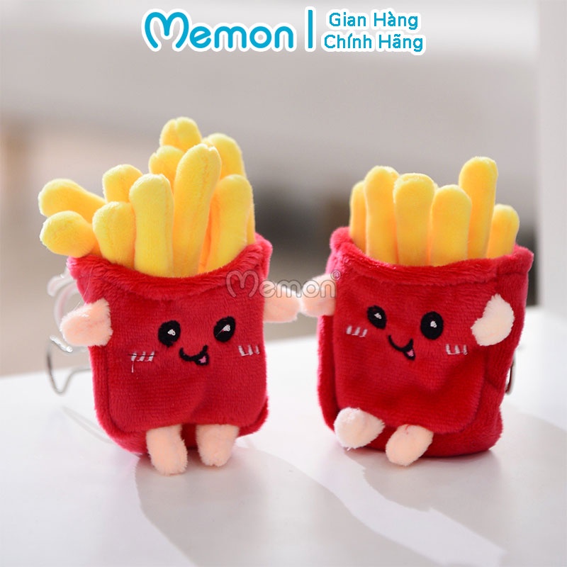 Móc Khóa Khoai Tây Chiên Nhồi Gòn Cao Cấp Memon