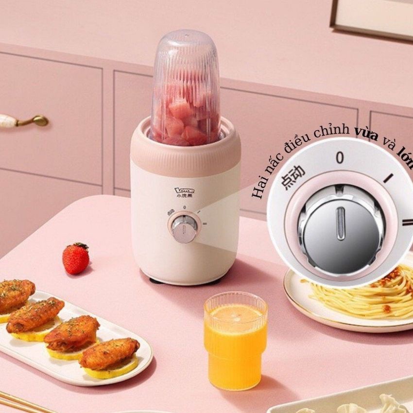 Máy xay sinh tố 3 cối đa năng Lotor LLJ-1 công suất 300W, xay đá, xay thịt, xay gia vị tiện lợi, Bảo hành 12 tháng