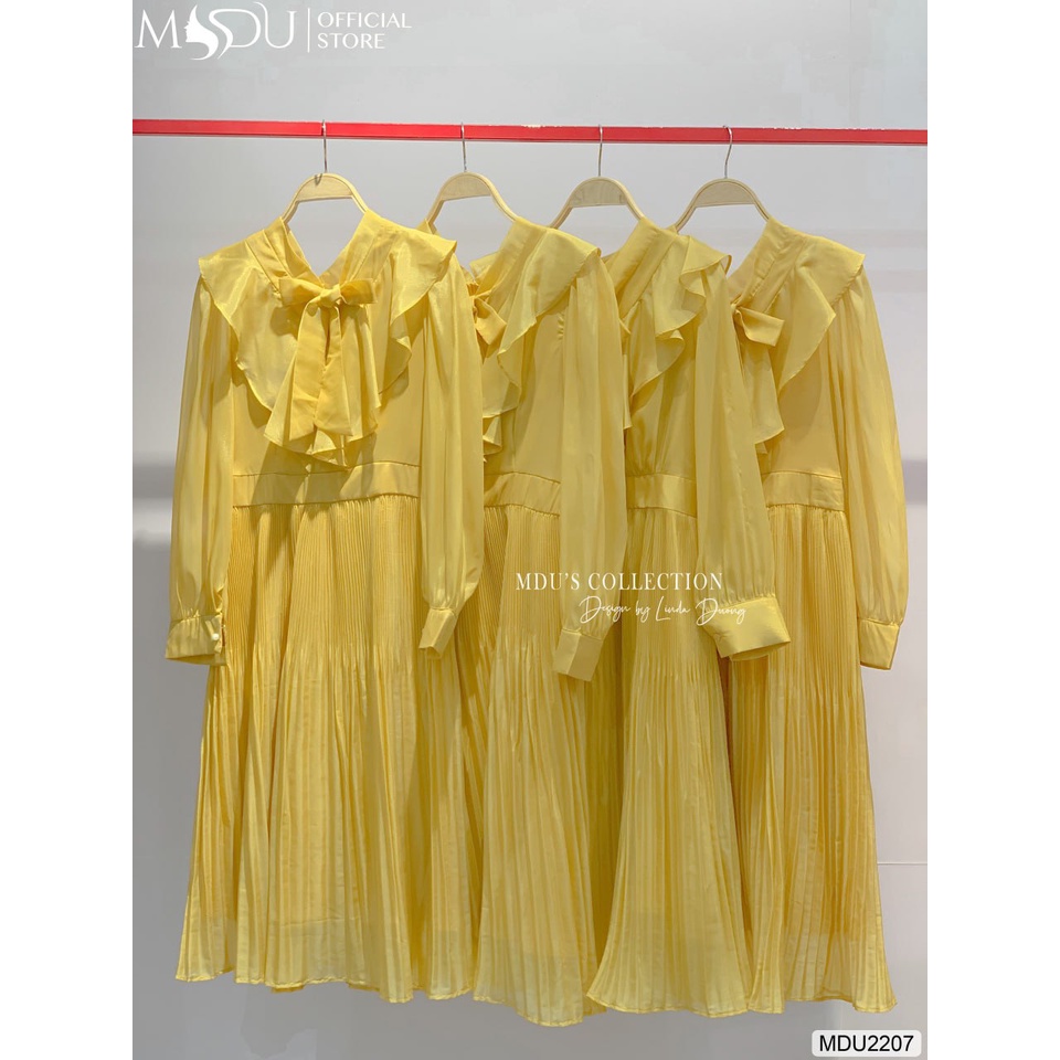 MDU2207 Váy xòe tơ Hàn cao cấp, nhẹ nhàng, không bai, không xù