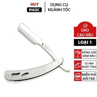 Cán dao cạo râu Barber thay lưỡi, dao cạo Barber lông mặt mày cán inox cao cấp