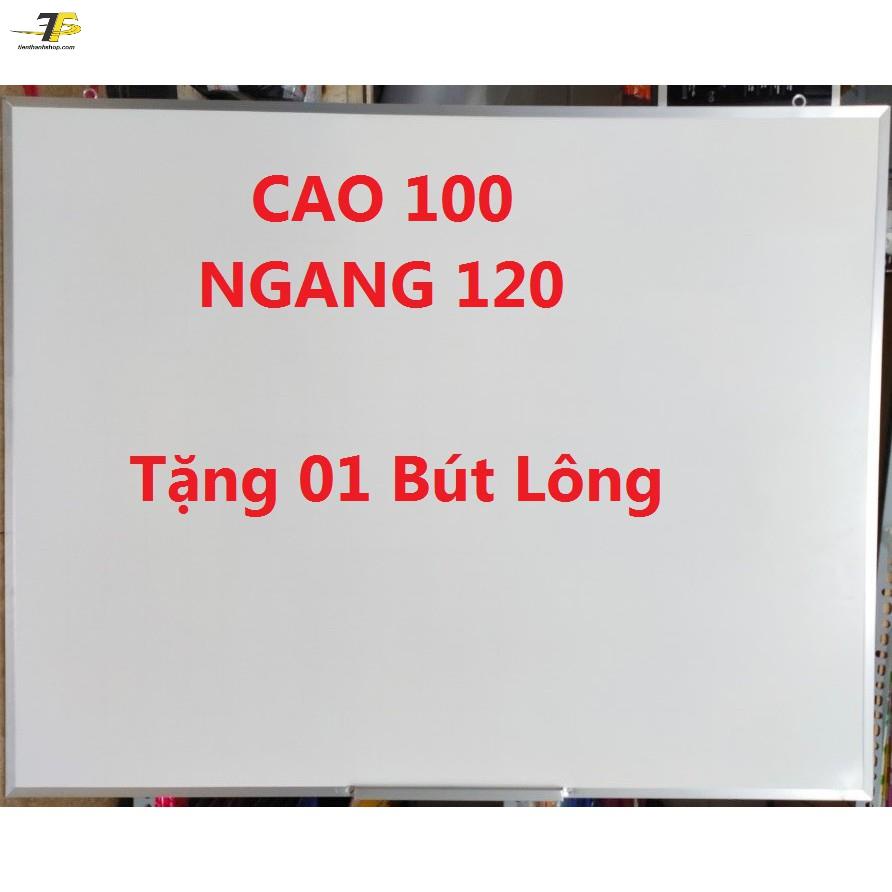 Bảng mica trắng viết bút lông 100 x 120cm - Tặng bút lông & lau bảng