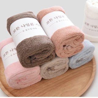 Khăn tắm lông cừu, Khăn cỡ tắm Hàn Quốc cỡ lớn 70x140cm, siêu mềm mịn thấm hút nước tốt Mã KT01