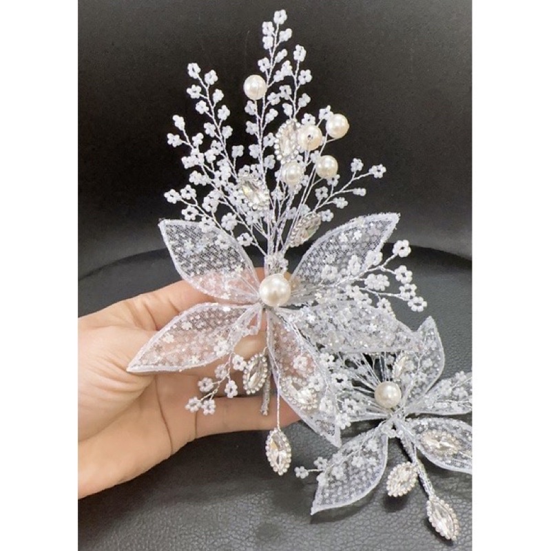 Cài tóc cô dâu, tóc tiệc, tóc bà sui YV2