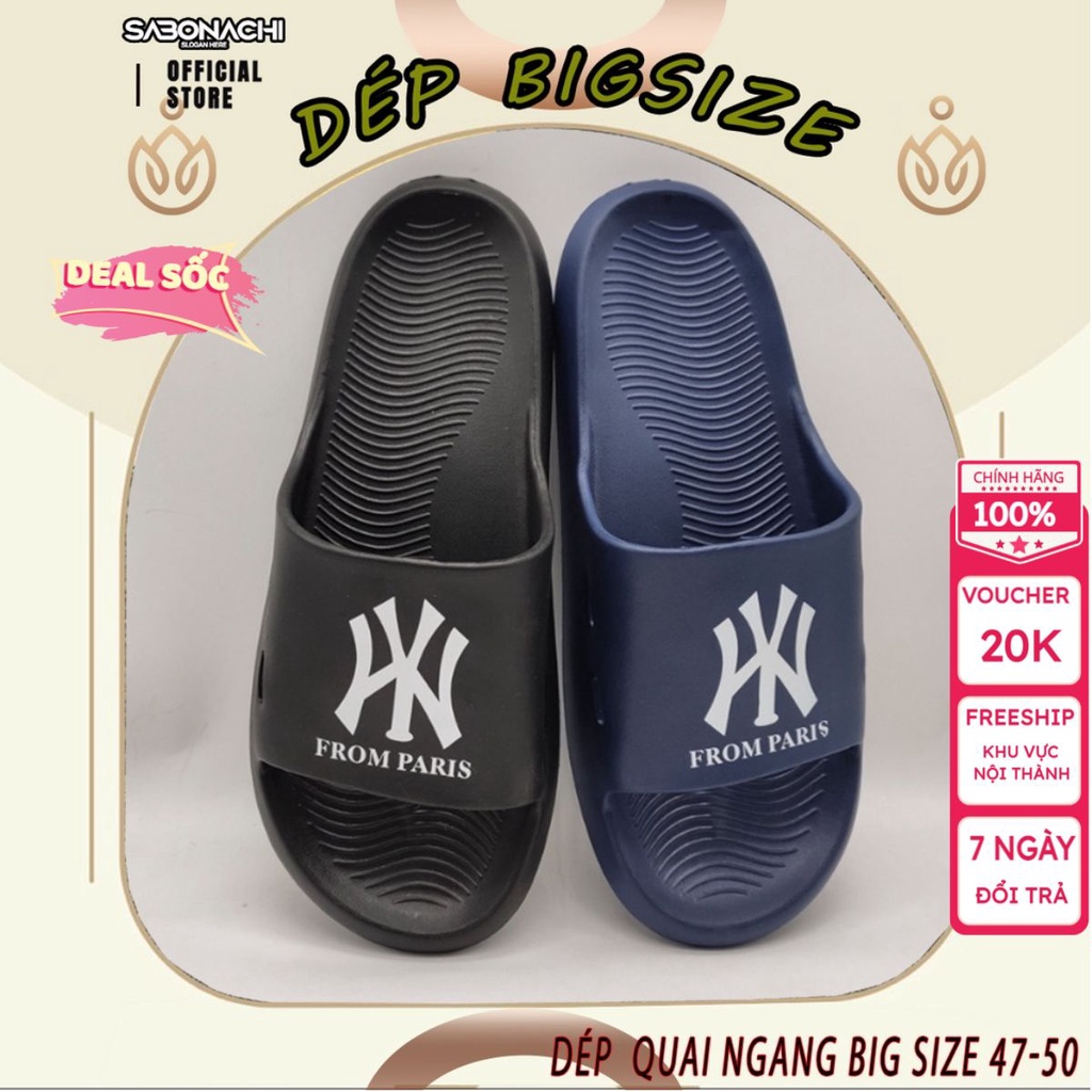 Dép Quai Ngang Cỡ Lớn. Plus 47,48,49,50 , Dép Big Size 47,48,49,50 Cho Bàn Chân Bự