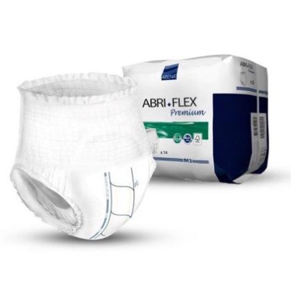 (Giao hỏa tốc) Bỉm, tã quần người lớn thấm hút 2.4 lít Abena Abri Flex (gói 14 miếng)