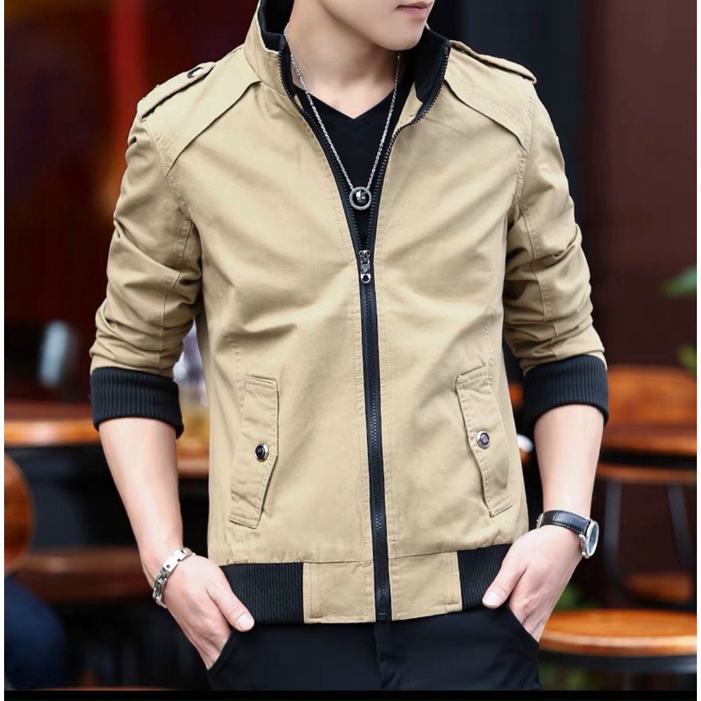 Áo khoác kaki nam HOTTREND vải dày dặn hàng chuẩn shop NNH8888 cao cấp kvjn3