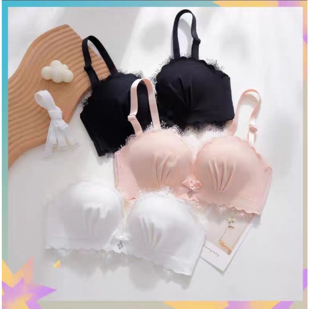 Bộ Đồ Lót Su Ren Cúp Ngang Ôm Ngực 924