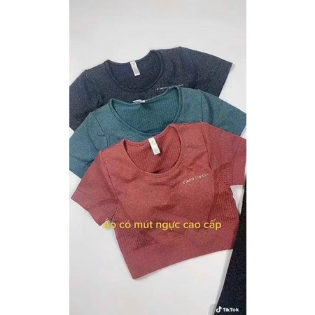 Set tập áo crop Quảng Châu giá rẻ