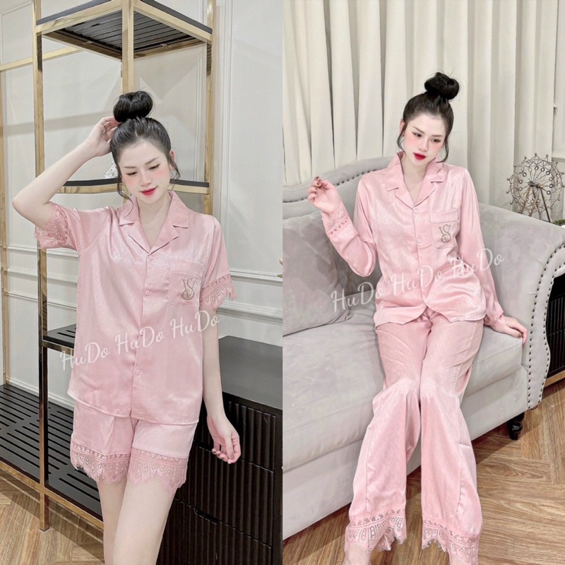 Bộ đính đã VS lụa xước ánh kim