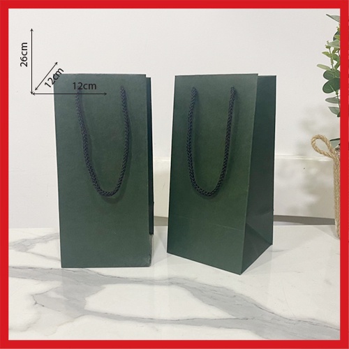 01 TÚI GIẤY KRAFT DÀI  12 X 26 X 12 CM