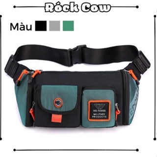 Túi đeo vai đeo trước ngực đeo chéo unisex cỡ lớn chống thấm nước thời trang xu hướng mới hàng cao cấp TS6 - Rockcow