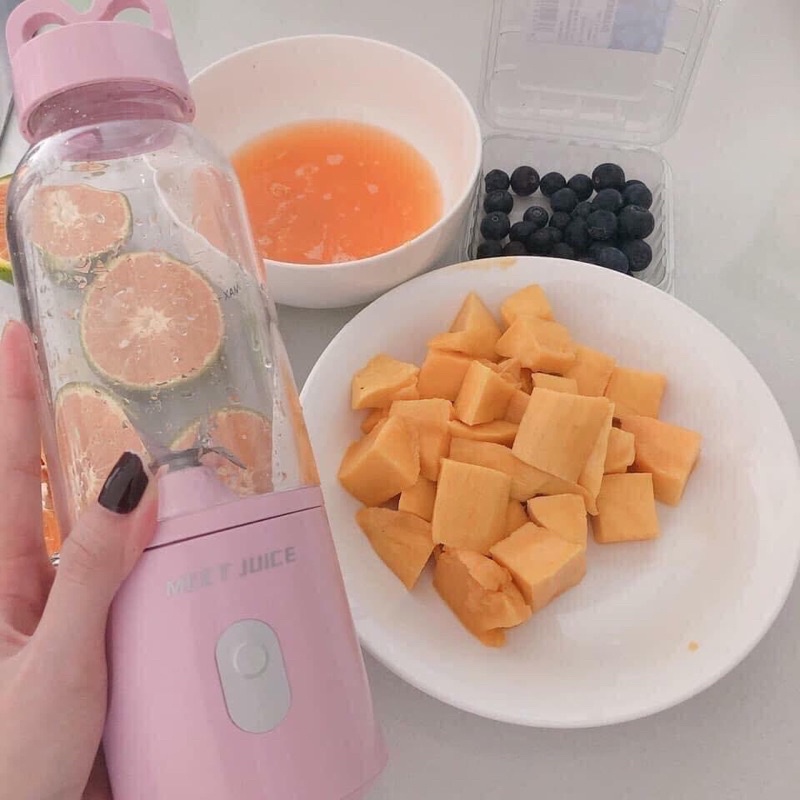 MÁY XAY SINH TỐ CẦM TAY MINI MEET JUICE 500Ml