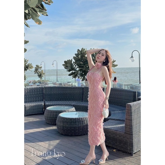 ĐẦM MIDI REN HAI DÂY