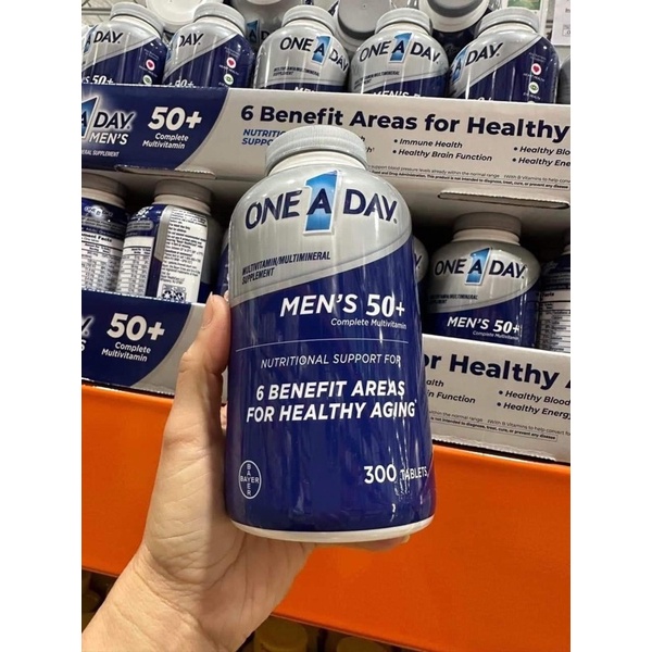 VIÊN UỐNG BỔ SUNG VITAMIN TỔNG HỢP ONE A DAY MEN’S 50+ trên 50 tuổi