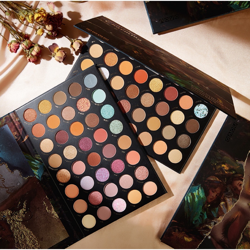 Bảng mắt Novo 40 ô Smart Eyes Artistic Eyeshadow Palette Đủ Màu Nhũ Lì Phấn Mịn Lên Màu Rõ Nét