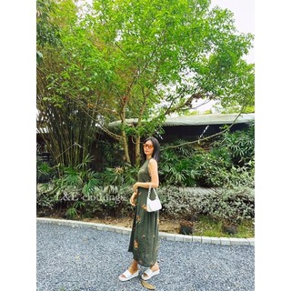 đầm hoa maxi