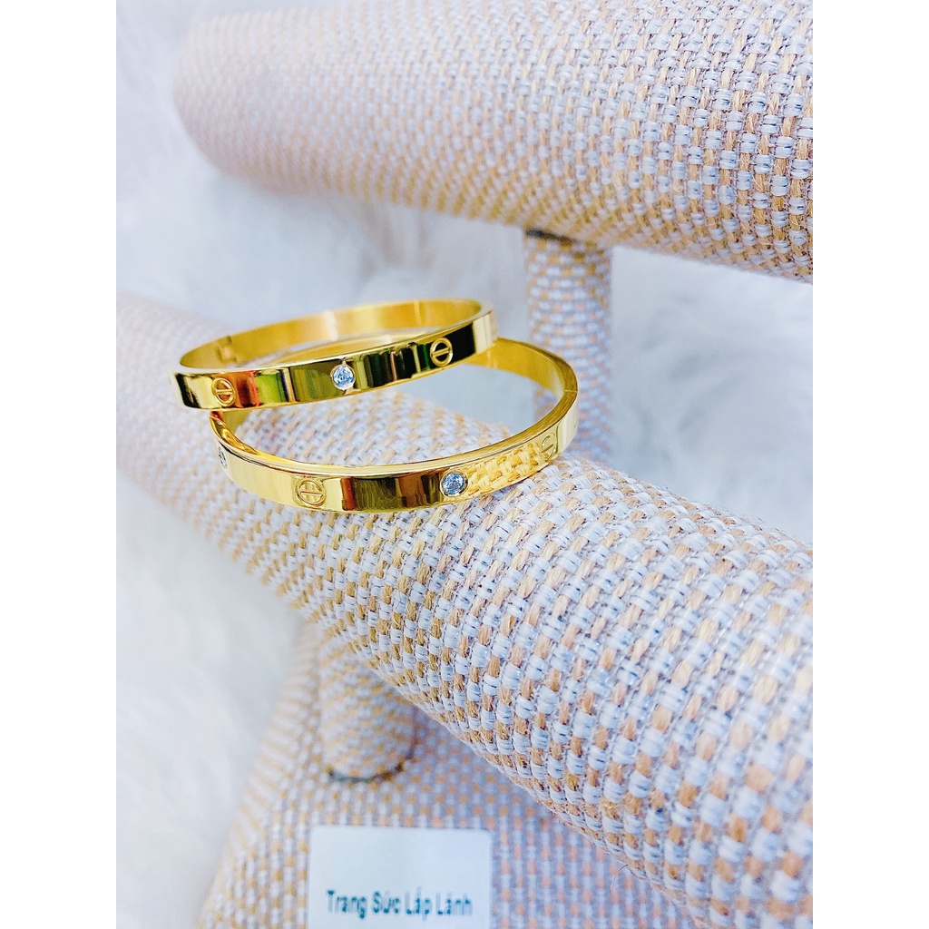 Vòng tay titan thời trang vz08 dạng tròn