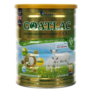 Sữa dê goatlac gold ba, 0+,1+, 2+ 800g