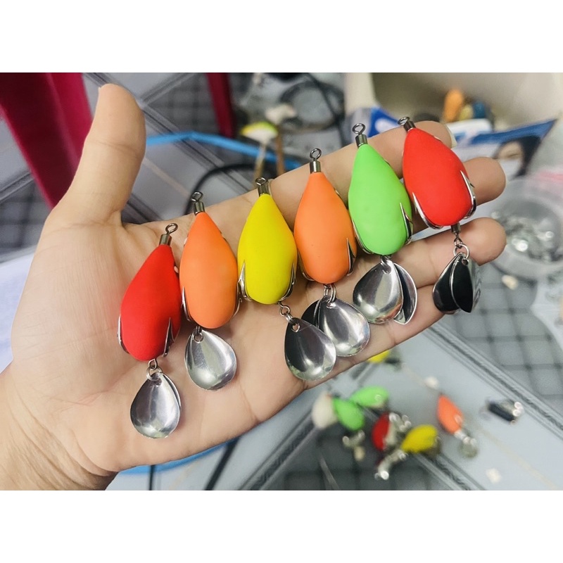 Mồi câu lure NHÁI HƠI F35 lưỡi titan