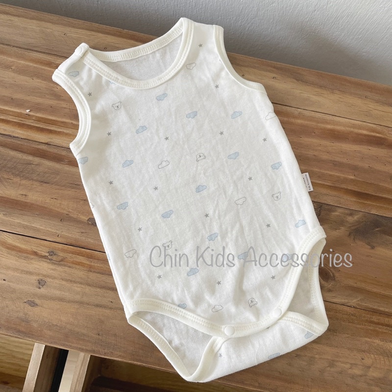 Body ba lỗ cho bé trai vải cotton mềm mại