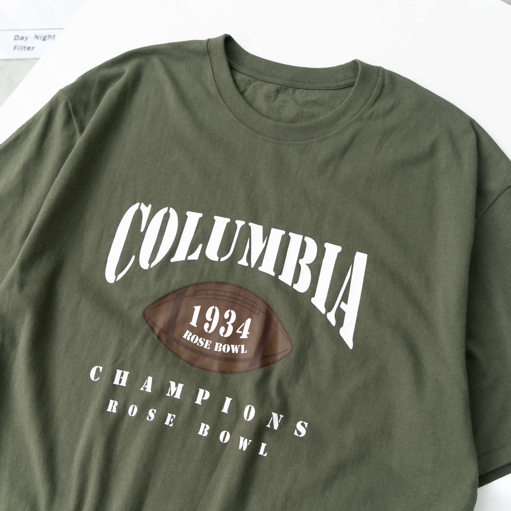ÁO PHÔNG COL.UM.BIA LOGO CHAMPION ROSE BOWL PHONG CÁCH BASIC