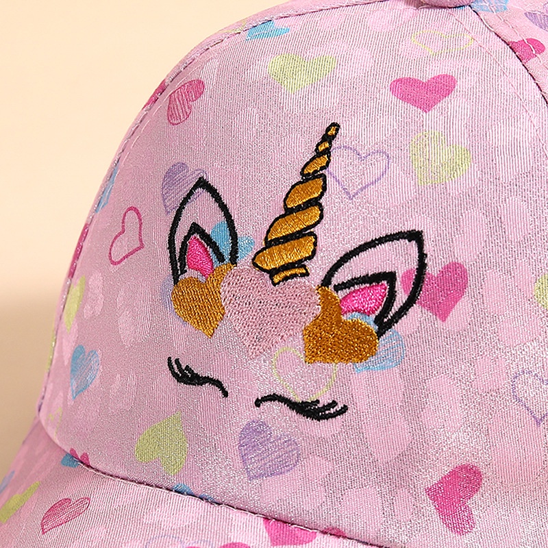 Mũ Lưỡi Trai Hình Kỳ Lân Đáng Yêu Cho Bé 4-12 Tuổi