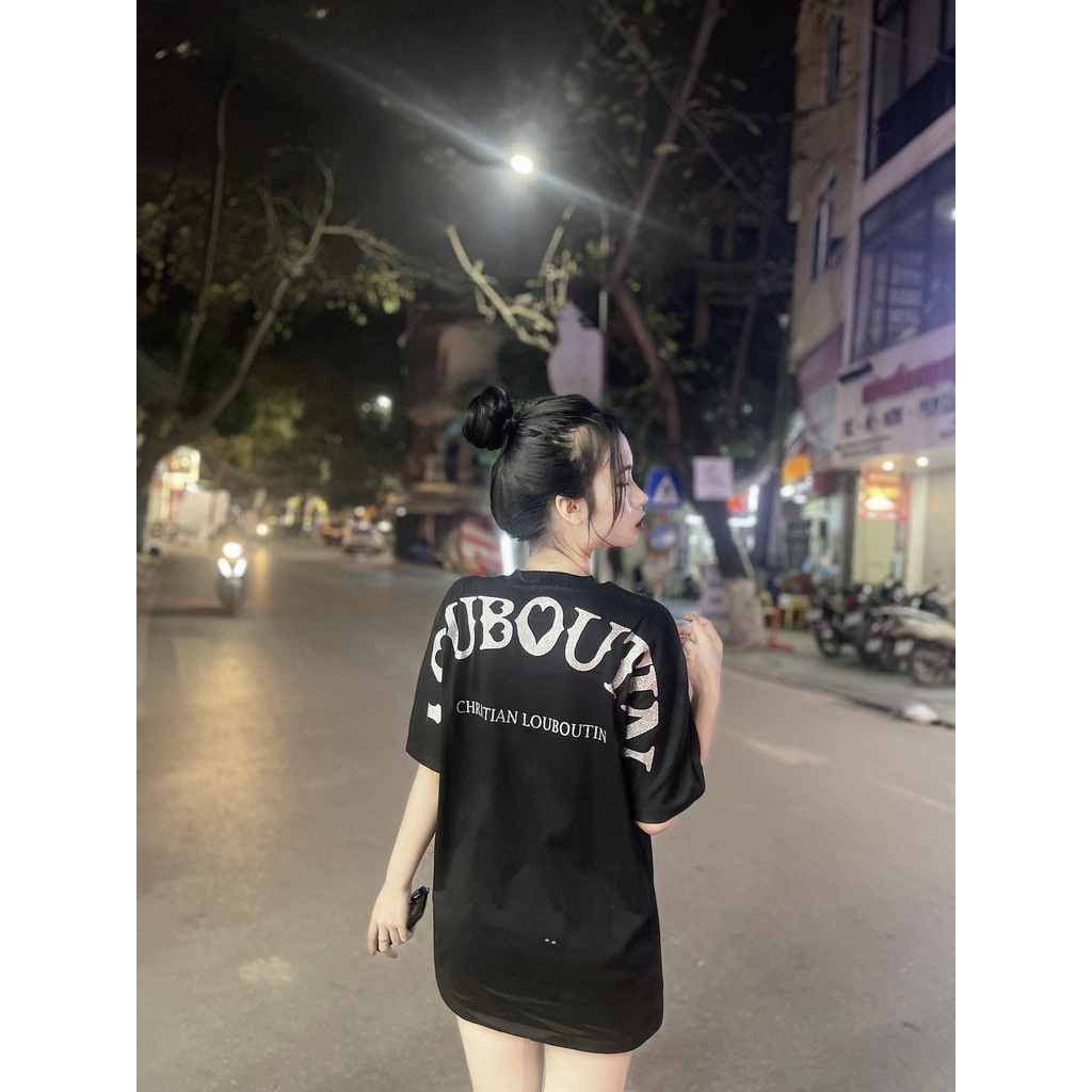 ÁO THUN LOUBOUTIN KIM TUYẾN , ÁO THUN NAM NỮ UNISEX