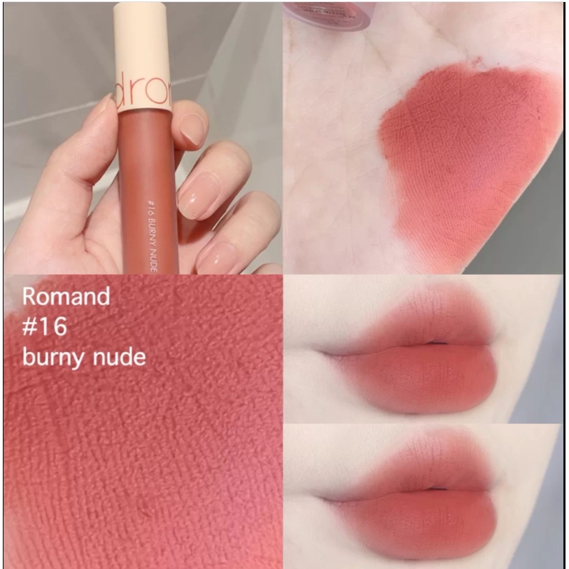 Son Kem Lì Romand Zero Màu 16 - Hồng Đất Lạnh