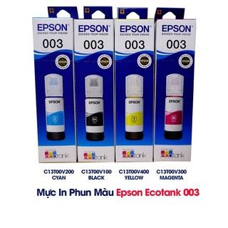Mực in màu epson 003 chính hãng