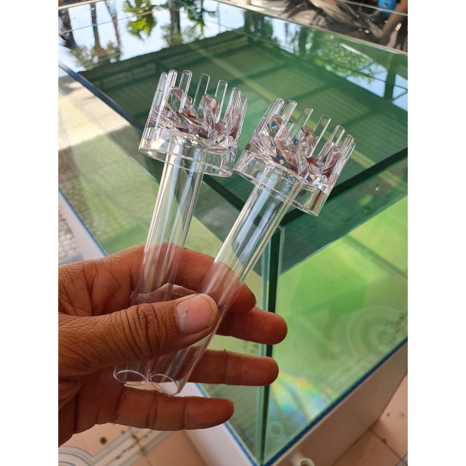 Đầu lọc váng xoay Acrylic phi 16mm và 20mm cho bể cá