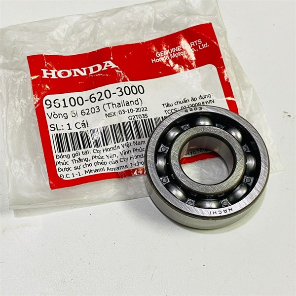 Vòng bi 6203 Dream / Wave / Future zin HONDA - 961006203000