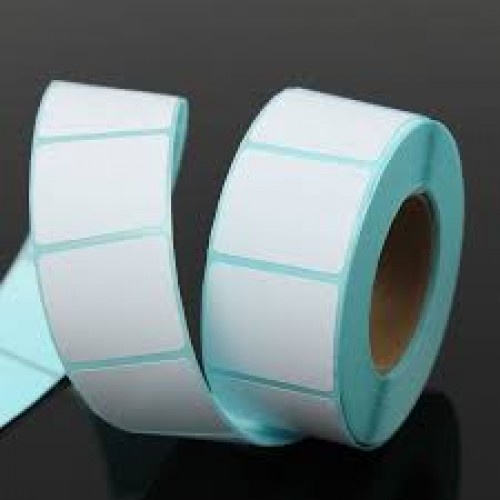 Cuộn tem dán ly/cốc nhãn trà sữa 50x30mm, 30m, in foil 1-2 màu