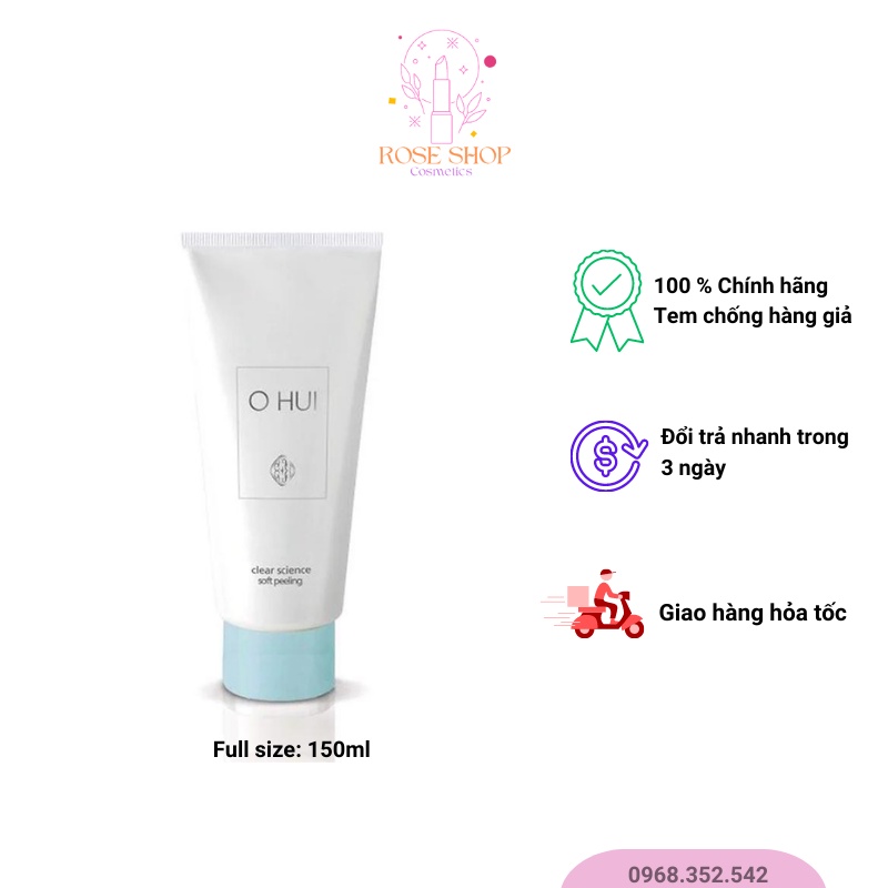 Tẩy tế bào da chết Ohui Clear Science Soft Peeling Sample 100ml
