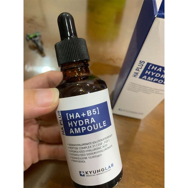 Tinh Chất Serum Căng Bóng Da Kyung Lab Ha Plus  Hydra Ampoule 50ml Duduhouse