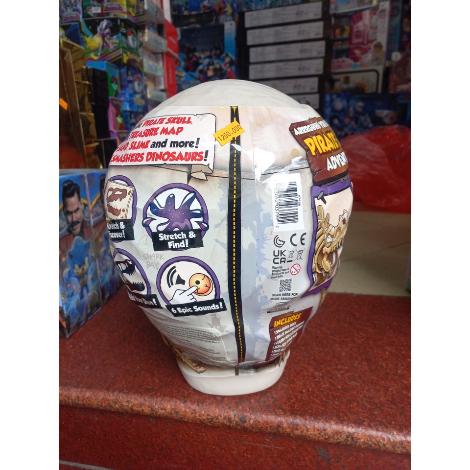 Đồ chơi Dinosaur quả trứng Khủng Long hình Đầu Lâu Over 30 ZURU