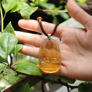 ⚡12 TUỔI BẢN MỆNH ⚡ KÈM móc / Dây dù - Vòng cổ phật Phổ Hiền Bồ Tát size 4.7cm x 3cm