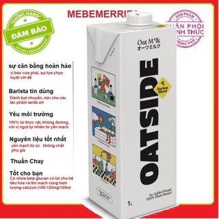 [COMBO 2 HỘP] Thức uống từ yến mạch Oatside Barista Blend 1 Lít
