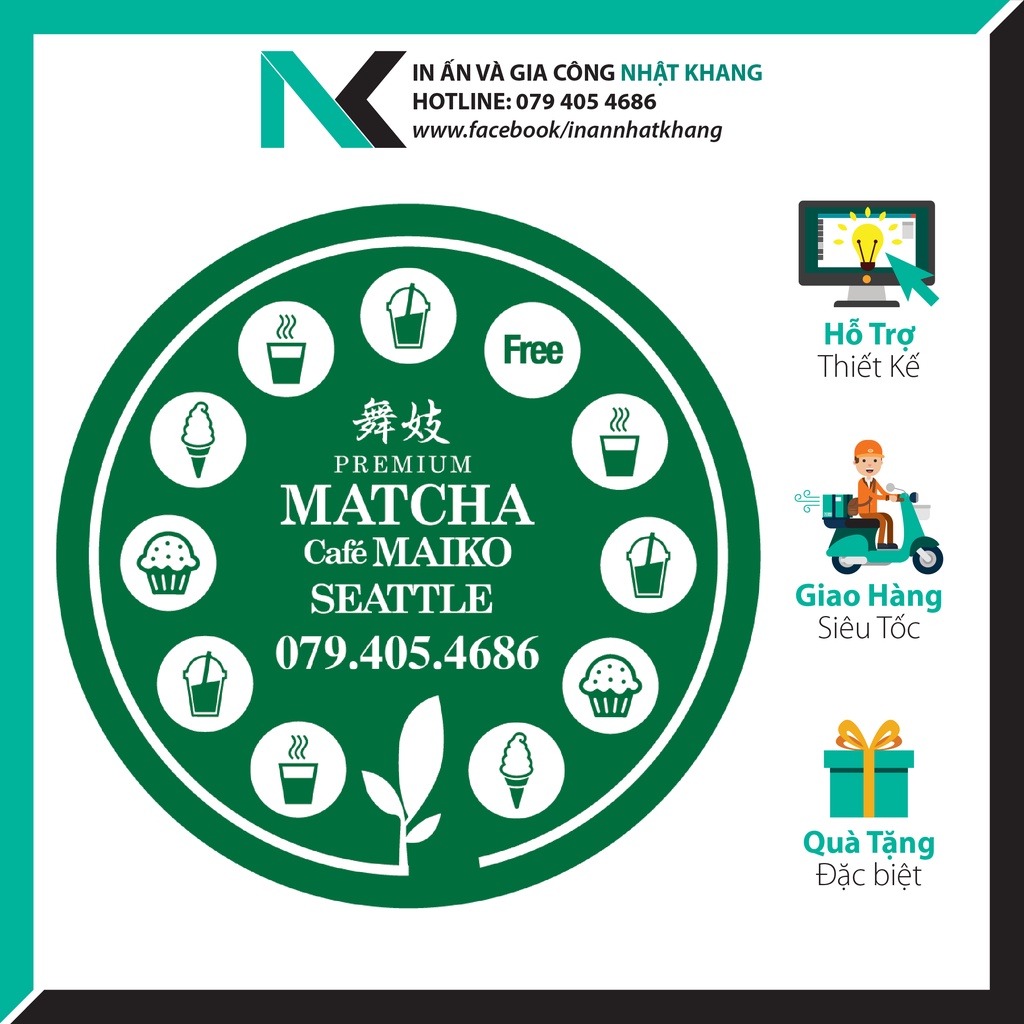 In Decal Nhựa Chống Nước đa dạng kích thước - Nhật Khang - Thiết Kế theo yêu cầu