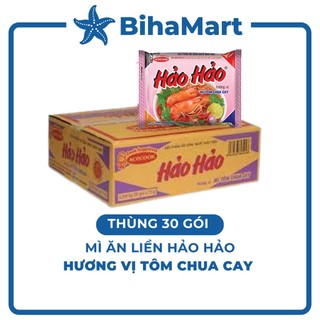 - acecook - hảo hảo hương vị tôm chua cay - mì ăn liền hảo hảo tôm chua cay
