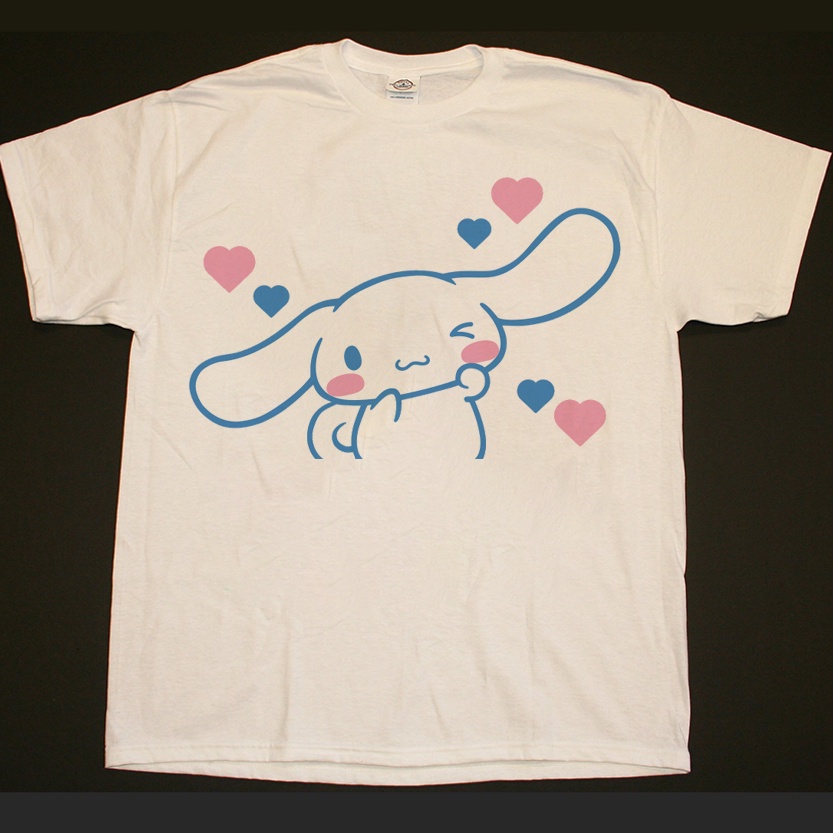 Áo Thun Hoạt Hình Cinnamoroll Thời Trang Unisex Nam Nữ