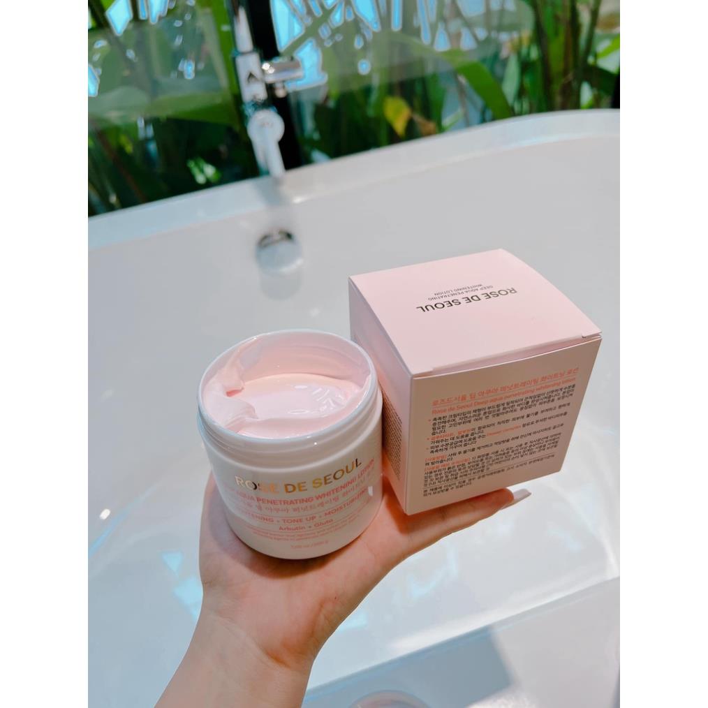 Kem body Rose De Seoul 🔥 100% AUTHENTIC 🔥 Kem dưỡng thể chăm sóc da từ sâu bên trong, hũ 200g | BigBuy360 - bigbuy360.vn