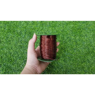 Dây nhôm mạ đồng 1.2mm uốn hoa quấn cây cảnh cuộn 200gr.